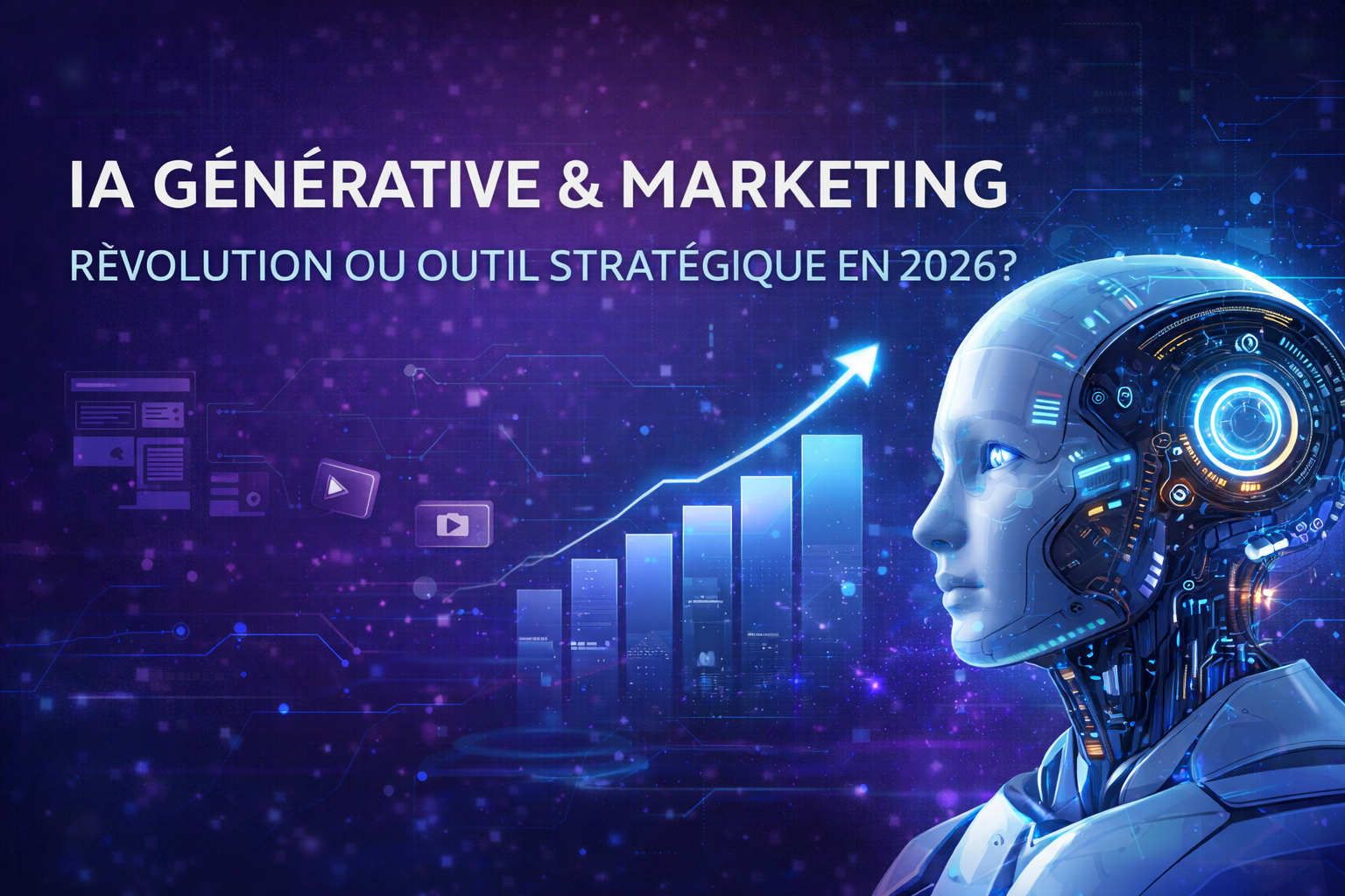 Intelligence artificielle générative appliquée au marketing digital et à la création de contenu en 2026