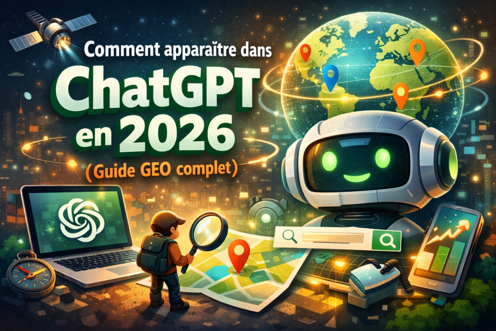 Comment apparaître dans ChatGPT en 2026 (Guide GEO complet)